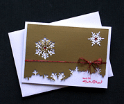 Gold Snowflake Landscape - dr16-0053